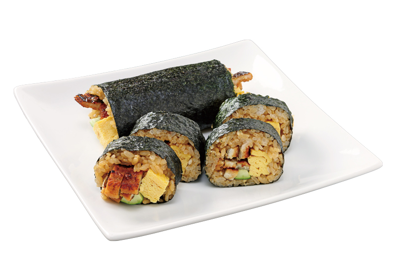 出汁巻き玉子入り穴子巻